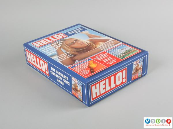 Front view of a board game box showing the printed lid.