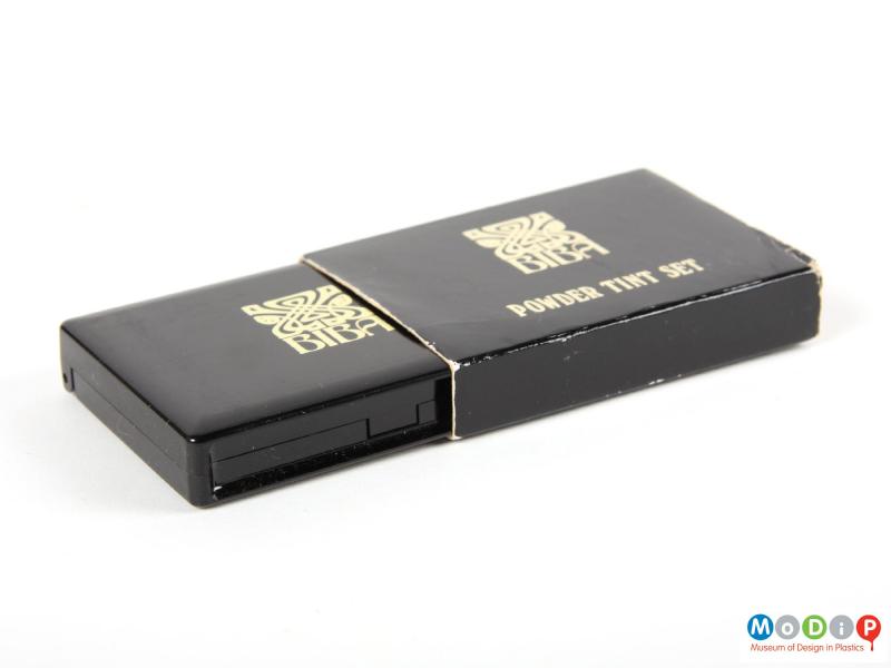 Side view of a Biba tint set showing the printed card sleeve.