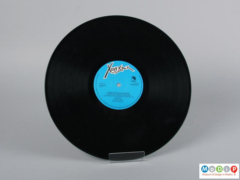 Rear view of a record showing side 2.