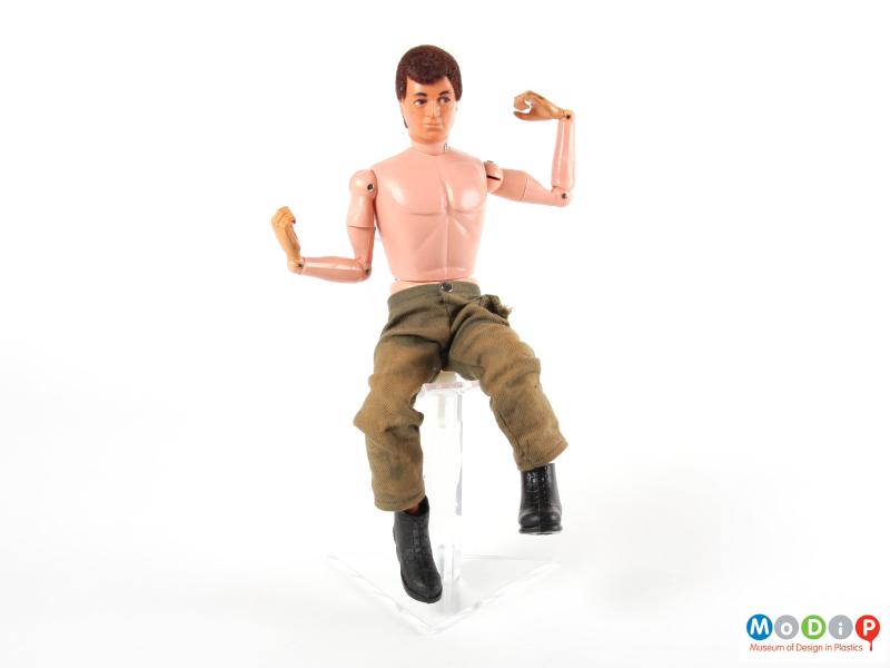 Front view of an Action Man showing the articulated body.