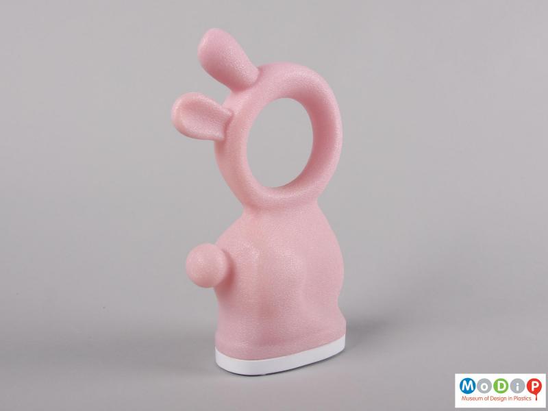 Side view of a nightlight showing the rabbit shape.