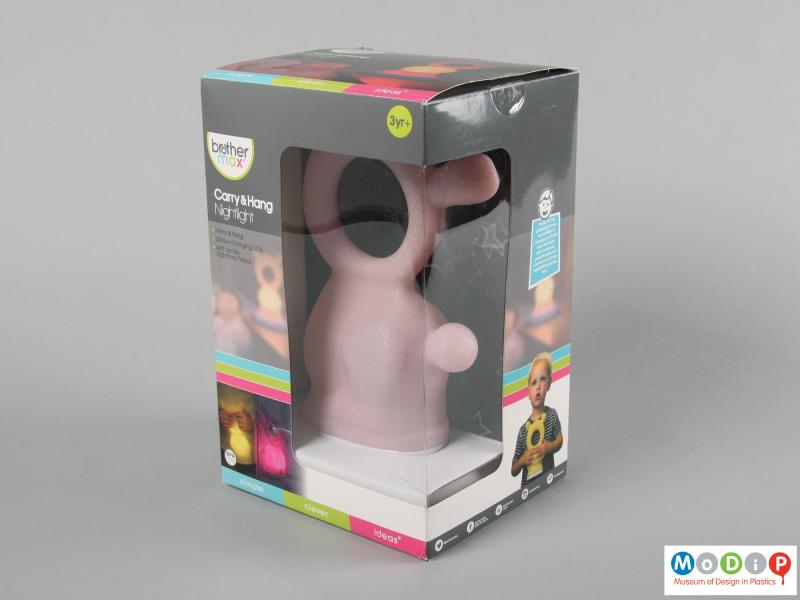 Front view of a nightlight showing the packaging.