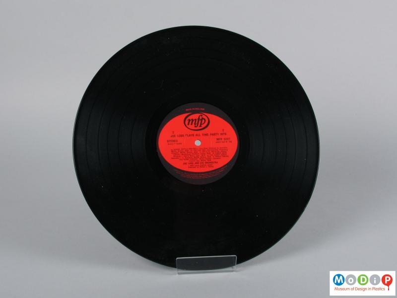 Rear view of a record showing side 2.