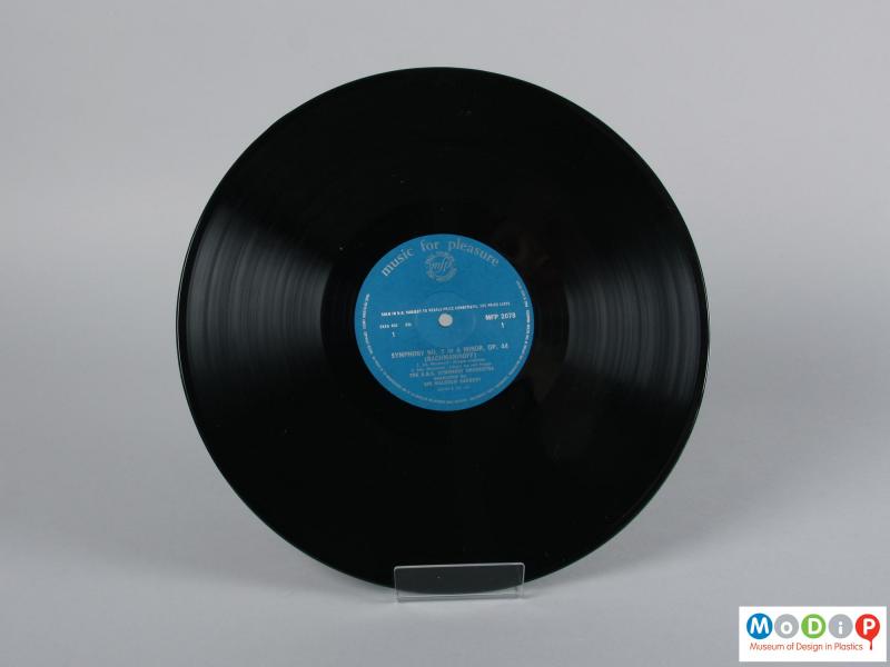 Front view of a record showing side 1.