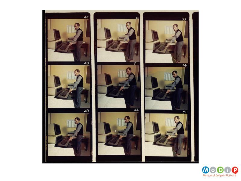 Scanned image showing a 9 image contact sheet.