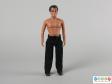 Front view of a Peter Andre doll showing the figure standing.