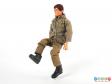 Side view of an Action Man showing the articulated body.