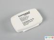 Underside view of a Compeed box showing the adhesive label.
