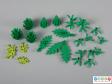Top view of a Lego set showing all the plants.
