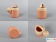 Multi view of a sand toy set showing the watering can.