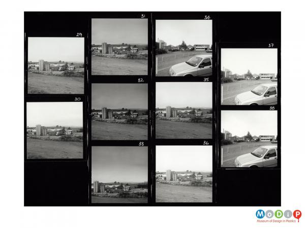 Scanned image showing a 10 image contact sheet.