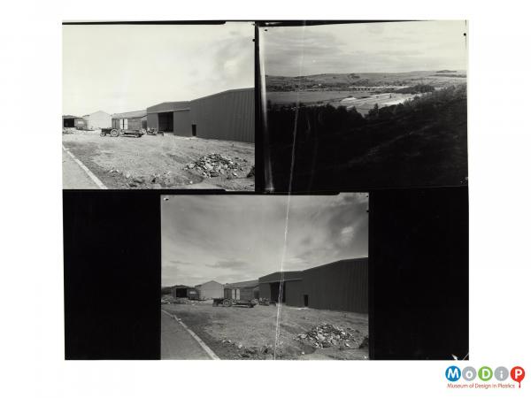 Scanned image showing a 3 image contact sheet.