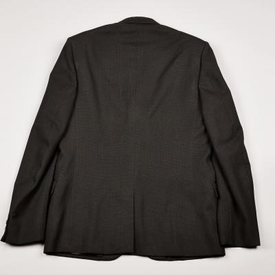 Rear view of a man's jacket.